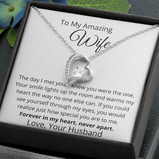 To My Amazing Wife - Pendant Necklace - Gift Set Collection