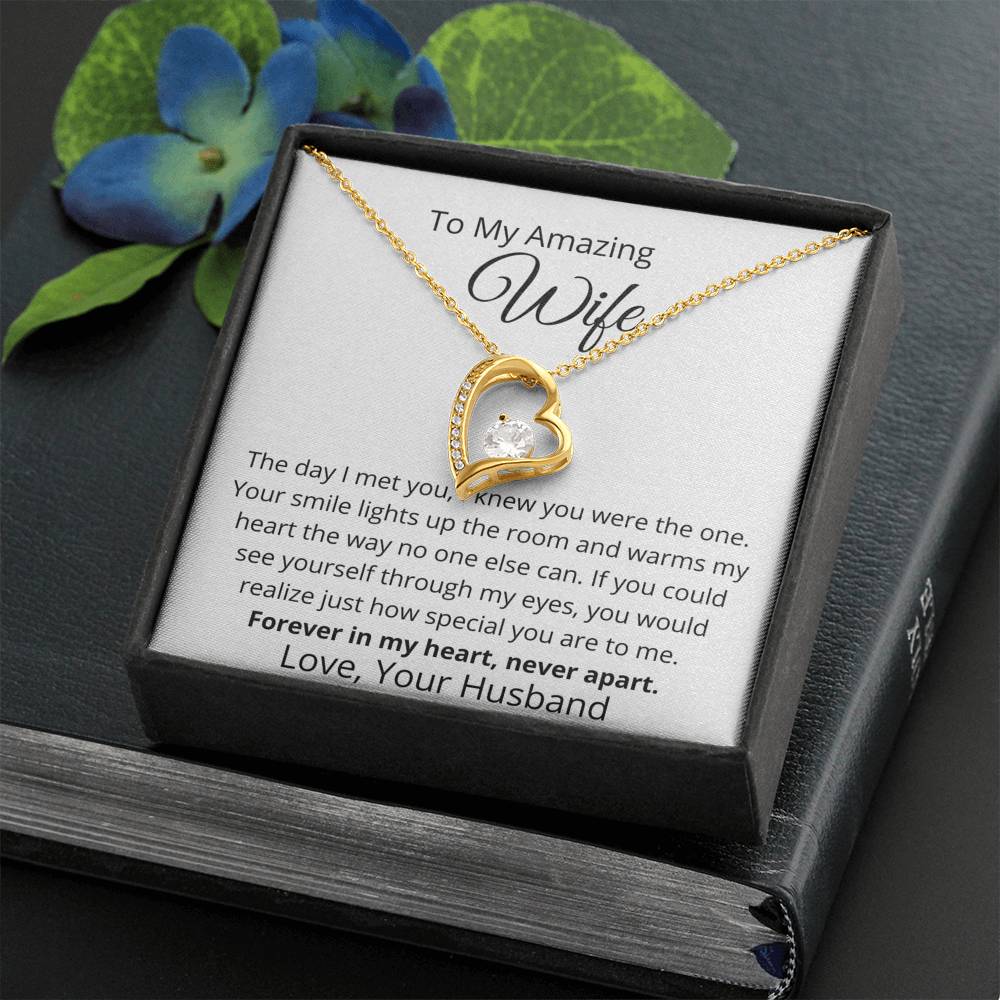 To My Amazing Wife - Pendant Necklace - Gift Set Collection