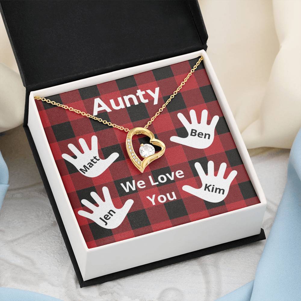 We Love You Aunty - Gift from Nieces and Nephews