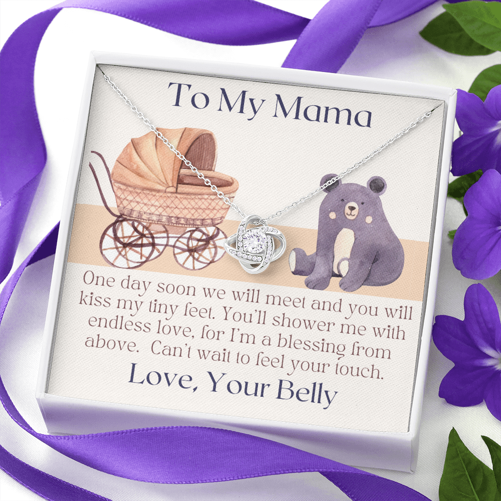 To My Mama, Mom to Be Love Knot Gift Set