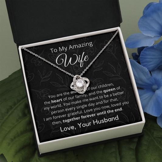 To My Amazing Wife - Pendant Necklace