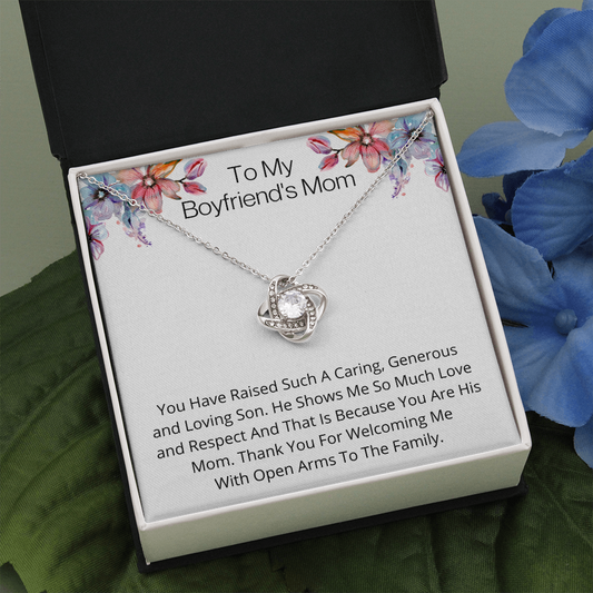 Mother's Day Gift for Boyfriend's Mom - Earrings and Necklace Gift Set
