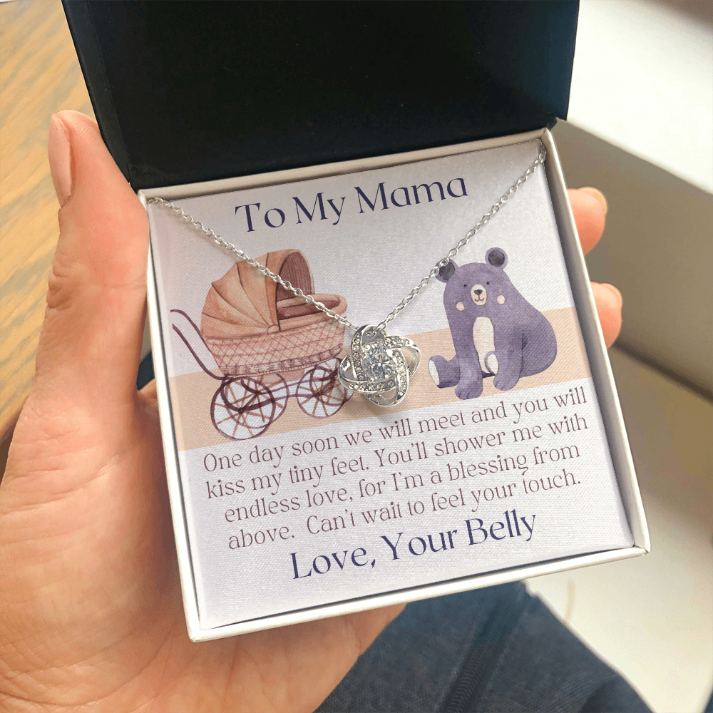 To My Mama, Mom to Be Love Knot Gift Set