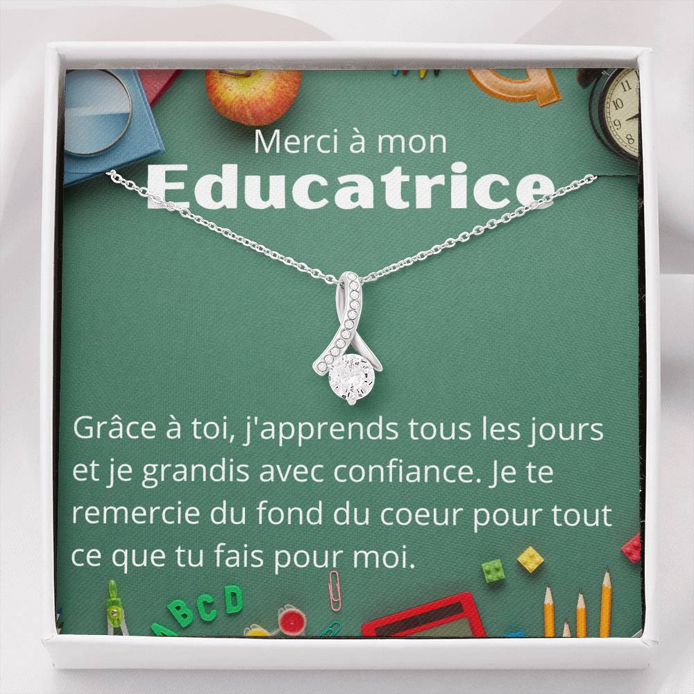 Merci à mon éducatrice - Cadeau Fin d`année - Cadeau Noël