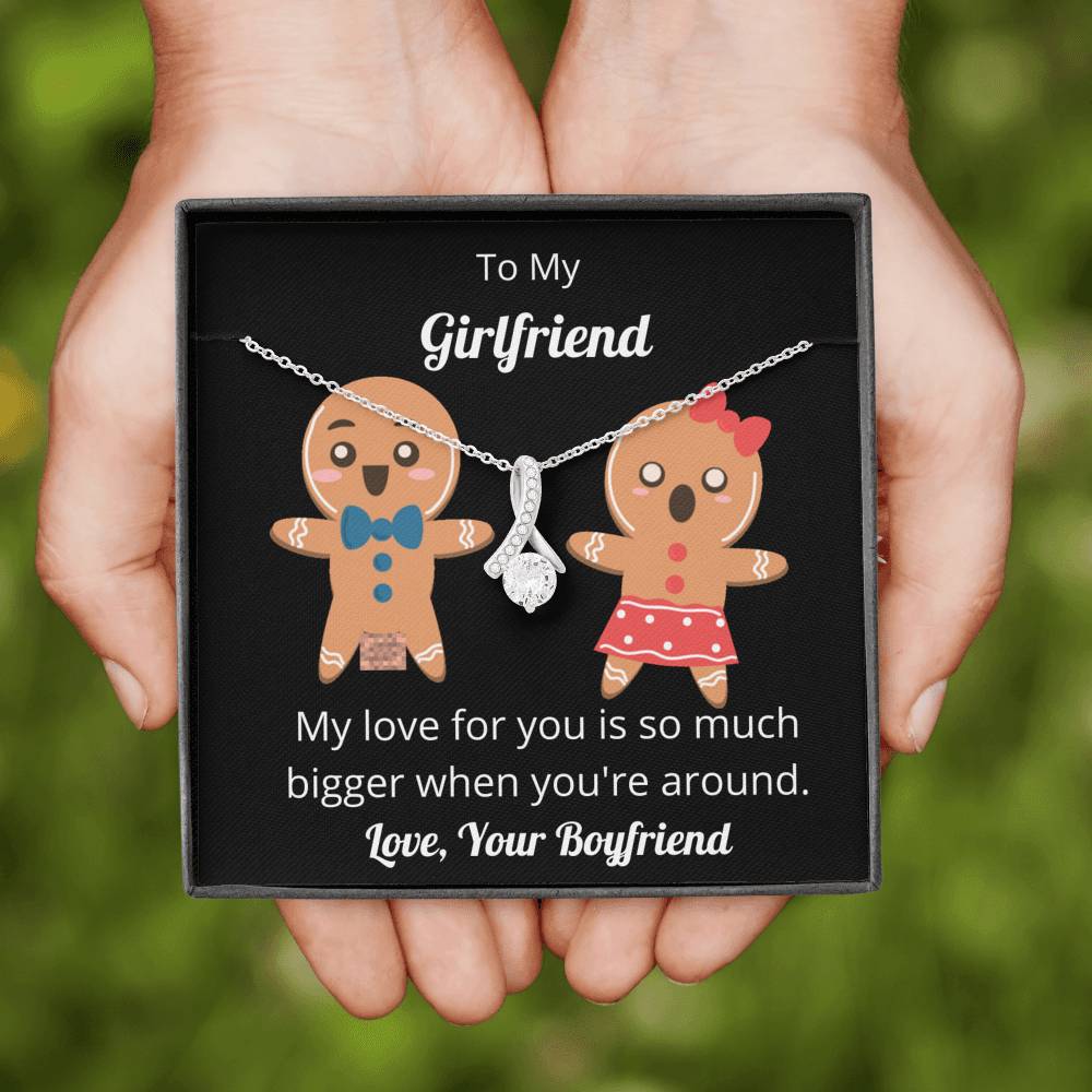 Gingerbread Couple Gift Set, From Boyfriend to Girlfriend, Funny Gift for Christmas