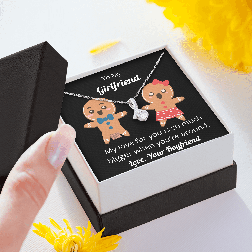 Gingerbread Couple Gift Set, From Boyfriend to Girlfriend, Funny Gift for Christmas
