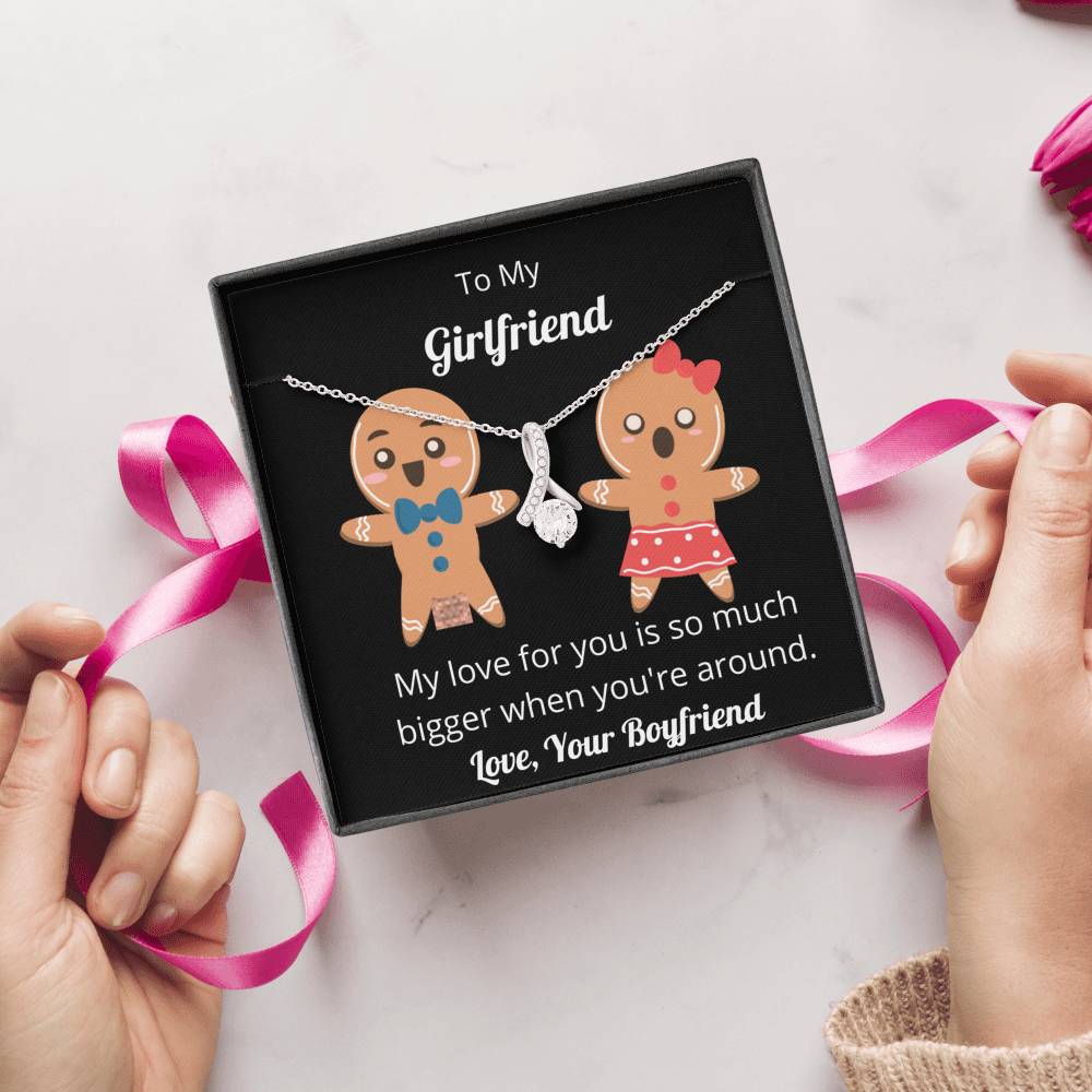 Gingerbread Couple Gift Set, From Boyfriend to Girlfriend, Funny Gift for Christmas