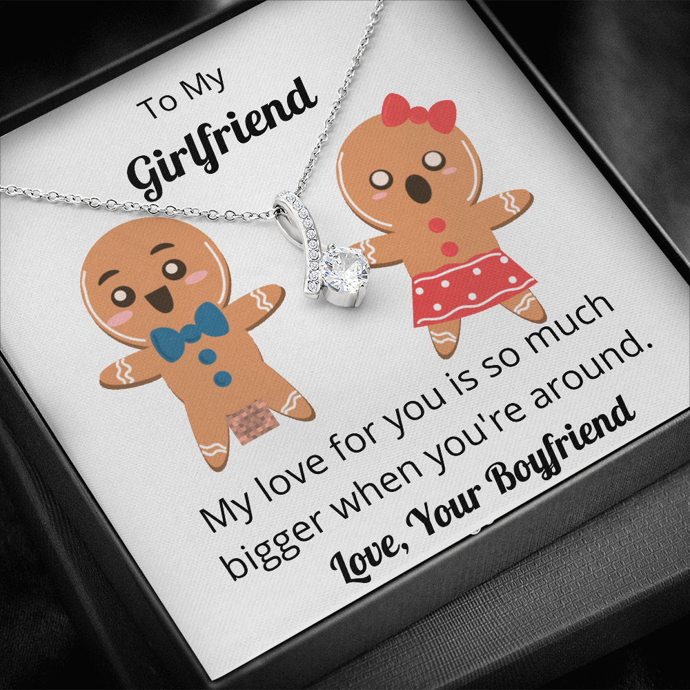 Naughty Gingerbread Couple, Funny Christmas Gift, Jewelry Gift Set