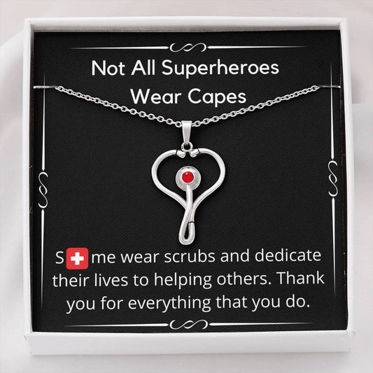 Not All Superheroes Wear Capes - Thank you Gift For Nurse - Healthcare Worker - Appreciation Gift