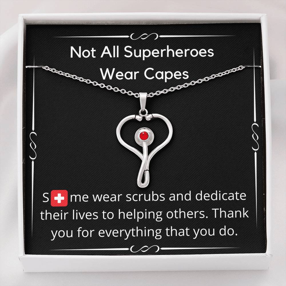 Not All Superheroes Wear Capes - Thank you Gift For Nurse - Healthcare Worker - Appreciation Gift