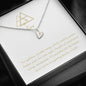 Mom Daughter Fire Element Minimalist Heart Charm Necklace Gift