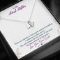 To My Soul Sister Friend Heart Pendant Silver Gold Necklace