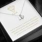 Mom Daughter Earth Element Minimalist Heart Charm Necklace Gift