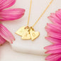 I Am 100% Me Red Black Empowered Woman Sweetest Hearts Necklace Silver Gold