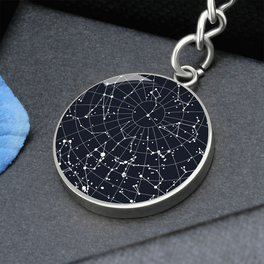 Celestial Night Sky Keychain Kingsport