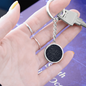 Personalized Celestial Night Sky Circle Pendant Keychain