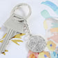 Celestial Night Sky Transparent Ottawa Keychain