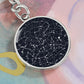 Celestial Night Sky Keychain Fenway Park