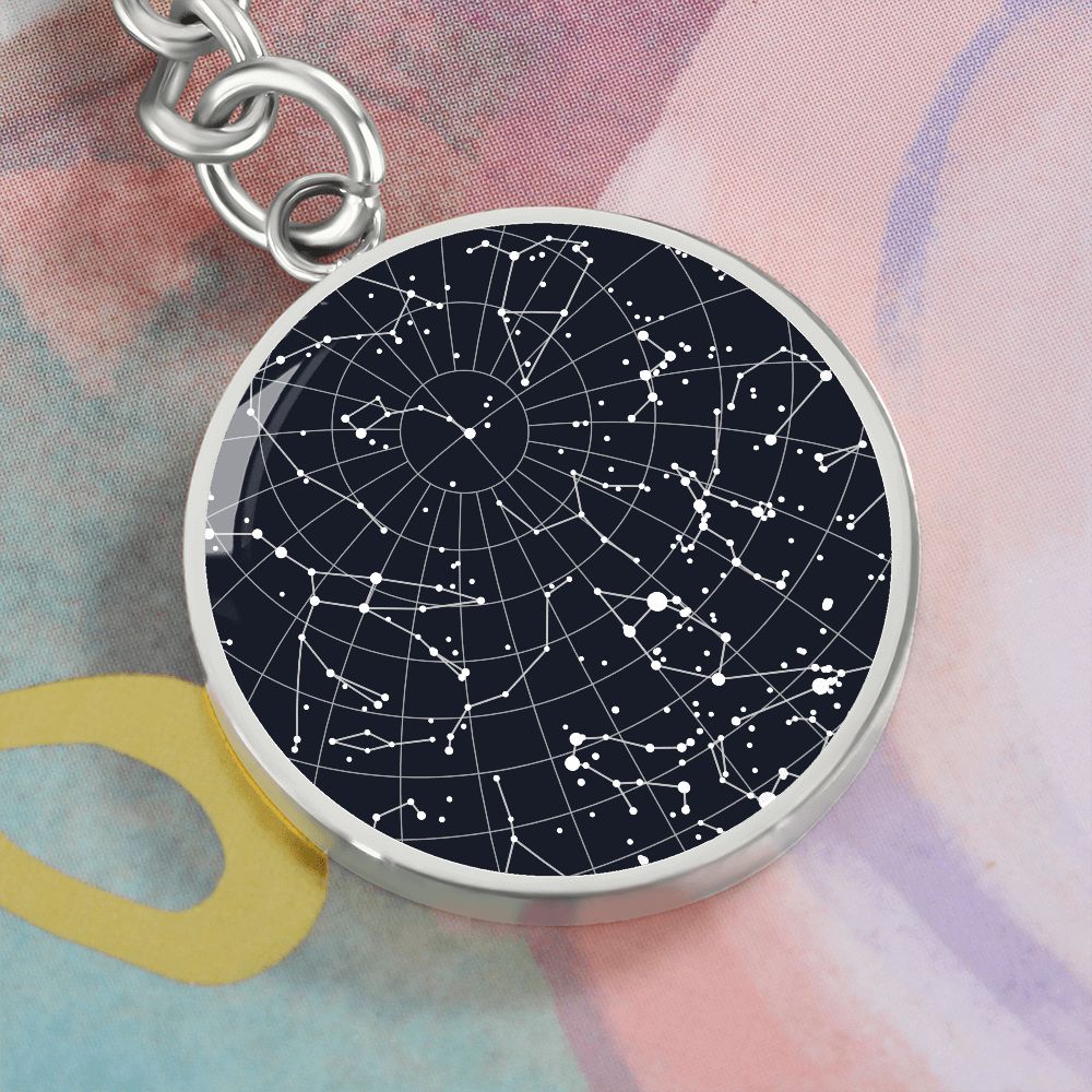 Celestial night Sky Keychain Livingston NJ