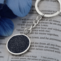 Personalized Celestial Night Sky Circle Pendant Keychain