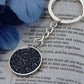 Celestial Night Sky Circle Keychain Terrasini Italy