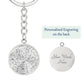 Celestial Night Sky Transparent Keychain Kirkland WA