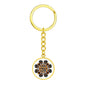 Every Child Matters Indigenous Community Canada Circle Pendant Personalized Keychain Silver Gold