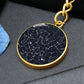 Celestial Night Sky Circle Keychain Meherrin Virginia