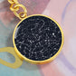 Celestial Night Sky Keychain Fenway Park