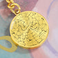 Celestial Night Sky Keychain Transparent