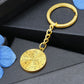 Celestial Night Sky Keychain Transparent