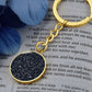 Celestial Night Sky Circle Keychain Meherrin Virginia