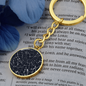 Celestial Night Sky Pendant Keychain Santa Barbara