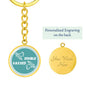 Double Vaxxed, Vaccine Keychain, Vaccination Keyring