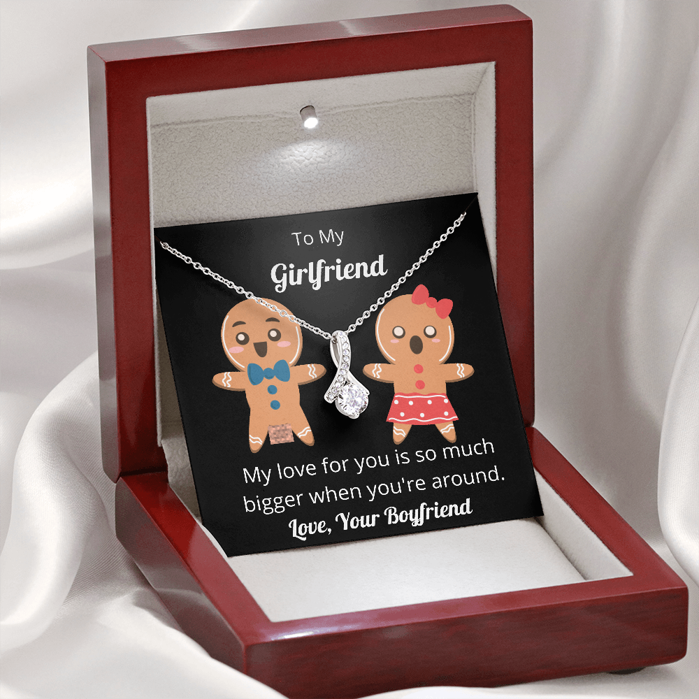 Gingerbread Couple Gift Set, From Boyfriend to Girlfriend, Funny Gift for Christmas