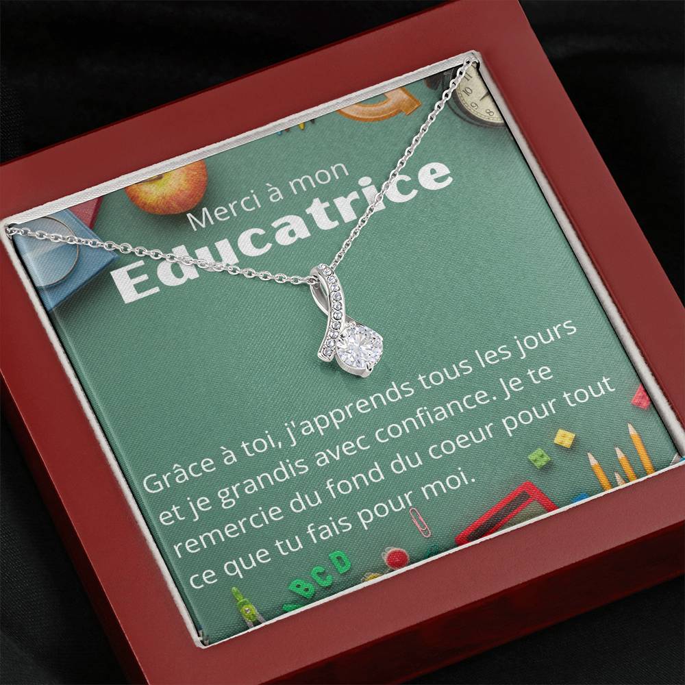Merci à mon éducatrice - Cadeau Fin d`année - Cadeau Noël