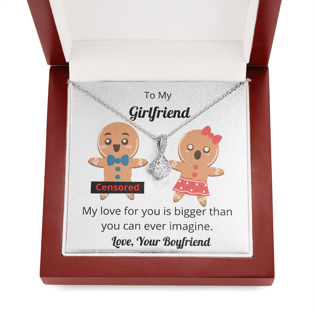 Naughty Gingerbread Couple, Funny Christmas Gift for Girlfriend