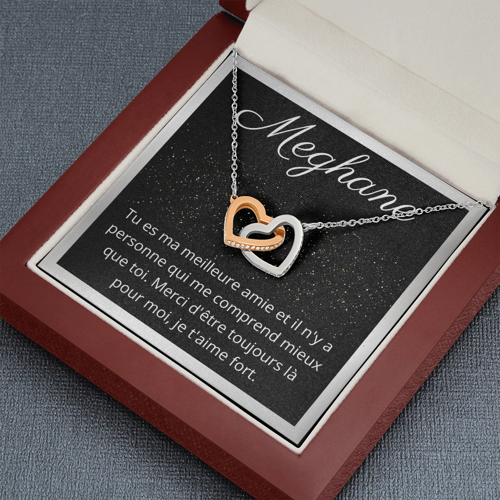 Collier pour meilleure amie - Cadeau de Noël - Cadeau d'anniversaire