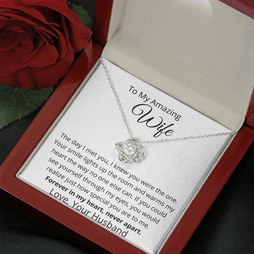 To My Amazing Wife - Pendant Necklace - Gift Box Collection
