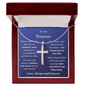 Personalized Stepson Cross, Gift for Stepson