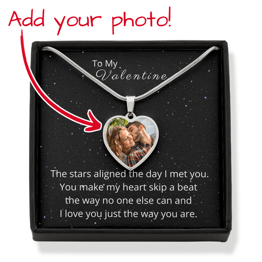 Limited Edition: Celestial Night Sky Heart Shaped Pendant Necklace