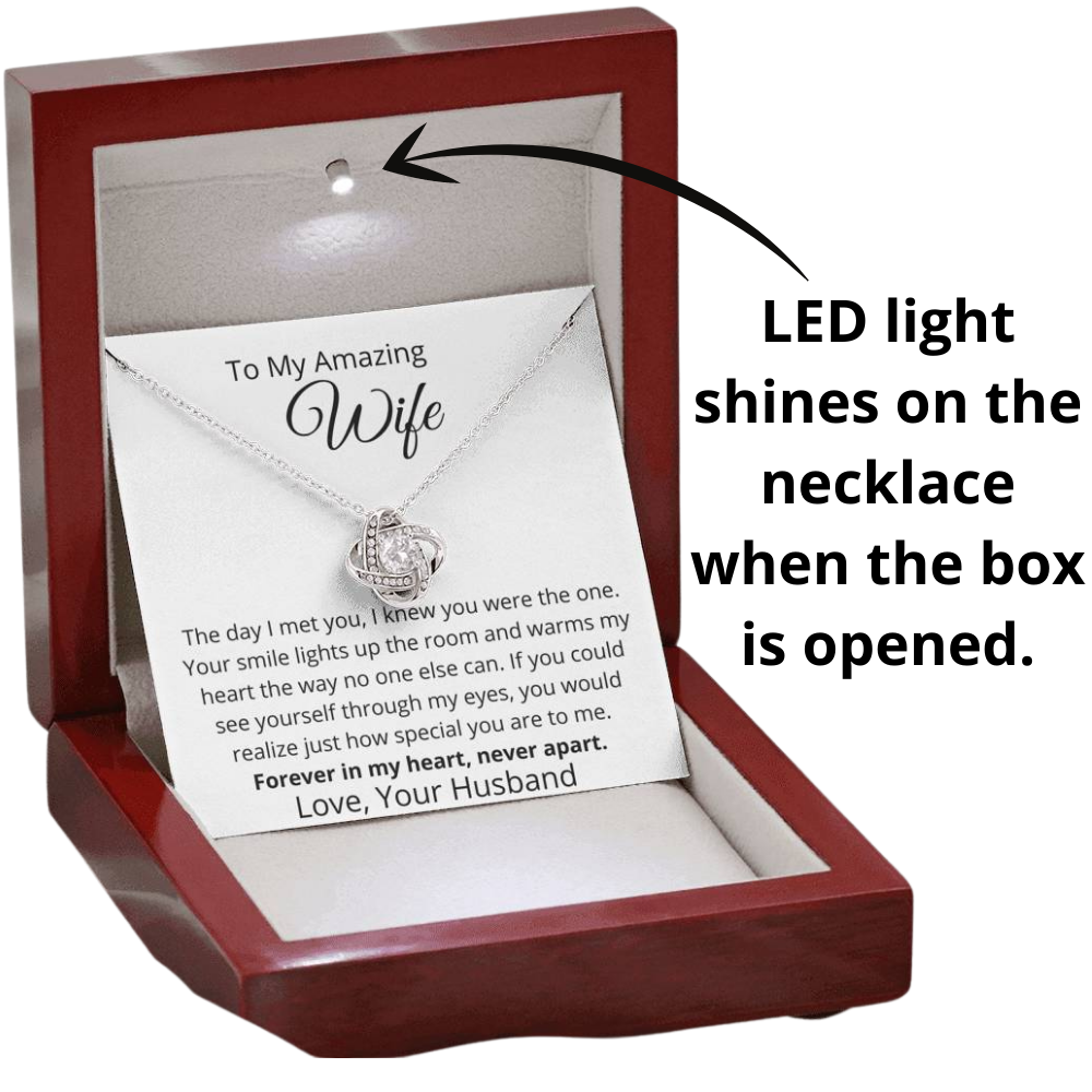 To My Amazing Wife - Pendant Necklace - Gift Box Collection