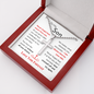 [Almost Gone] To My Son - Cross Necklace - Personalized Engraving